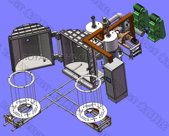 ราคาดี อลูมิเนียมแมกนีตรอนสปัตเตอริงเครื่อง PVD สูญญากาศสูง Metalizing Machine ออนไลน์