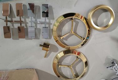 ราคาดี ชิ้นส่วนพลาสติก ABS PVD arc ชุบสีทอง, บริการเคลือบทองแบบพลาสติกโดย Ion Plating ออนไลน์