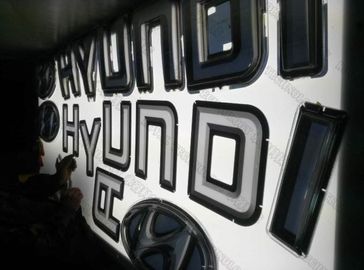 ราคาดี PMMA Illuminated 3D Led Car Board Logo การขึ้นรูปอะคริลิค 3D และบริการ Metallizing Vacuum ออนไลน์