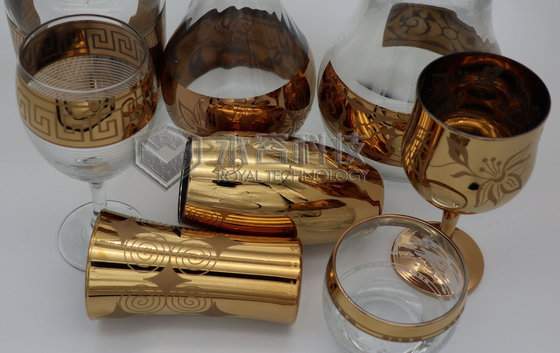 ราคาดี เครื่องแก้วเคลือบทอง PVD เคลือบทอง PVD 2 ด้านบนผลิตภัณฑ์แก้ว ออนไลน์