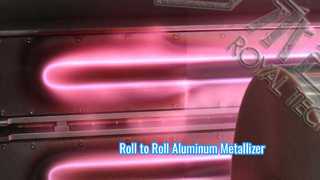 ฟิล์มพลาสติก CPP Roll to Roll อลูมิเนียม metalization